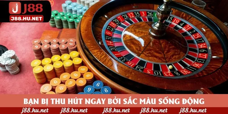 Bạn bị thu hút ngay bởi sắc màu sống động